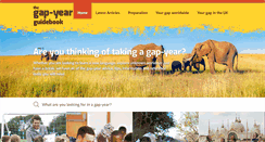 Desktop Screenshot of gap-year.com